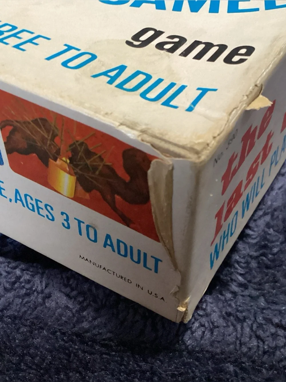 Vintage THE LAST STRAW GAME Break The Camel's Back SCHAPER 1966 Complete*